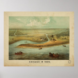 Poster Chicago (Illinois) (1820)