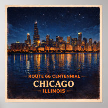 Chicago Illinois Centenaire Début du Sentier