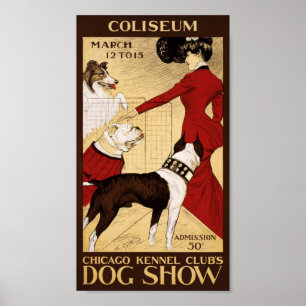 Poster Chicago Kennel Club Chien Show