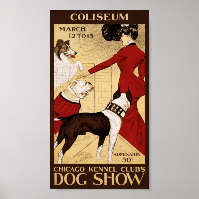 Poster Chicago Kennel Club Chien Show (Devant)