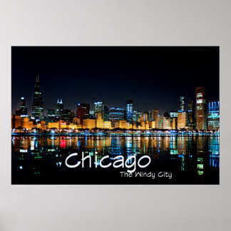 POSTER CHICAGO - LA VILLE DES VENTS