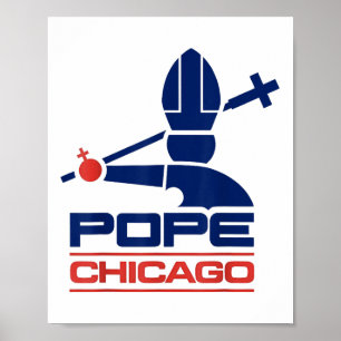 Poster Chicago Pope Leo
