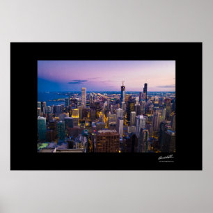Poster Chicago Skyline