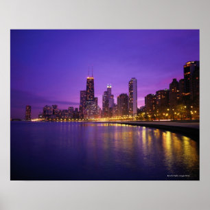 Poster Chicago Skyline