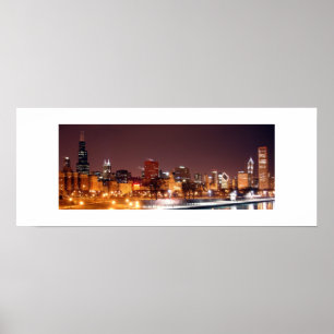 Poster Chicago Skyline