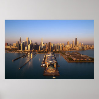 Poster Chicago Skyline