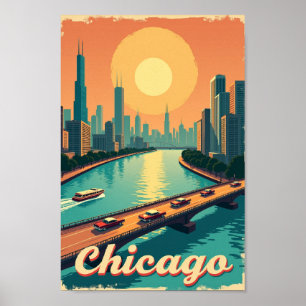 Poster Chicago – Vieux Front de Mer