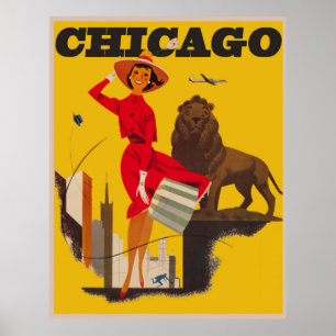 Poster Chicago vintage