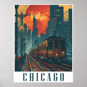 Poster Chicago vintage
