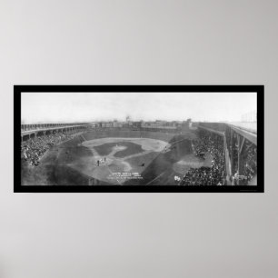 Poster Chicago White Sox Cubs Photo 1909