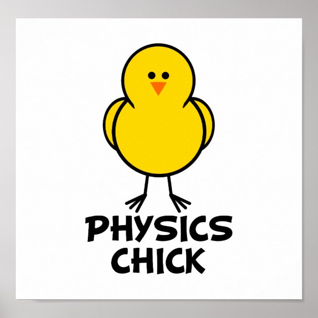 Poster Chick en physique (Devant)