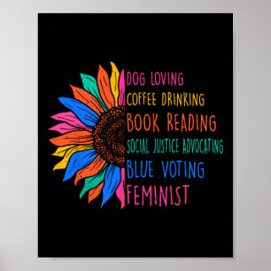 Poster Chien Aimant Café Boire Livre Lecture Social Jus