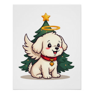 Poster Chien ange maltais