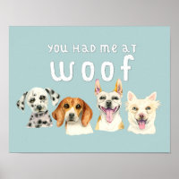 Chien aquarelle | Vous M'Avez Eu À Woof