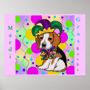 Poster Chien beagle