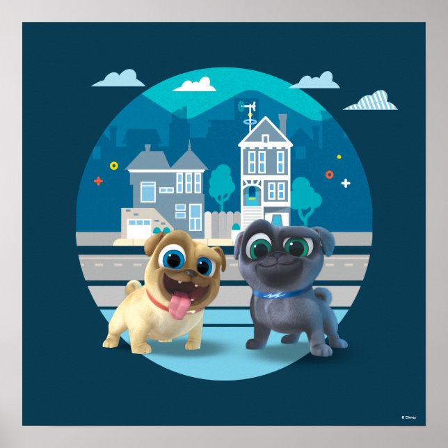 Poster Chien Chien Pal | Laisser la mission commencer (Devant)