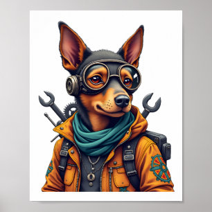 Poster Chien d'aventure