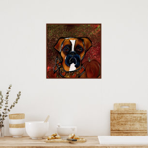Poster Chien de boîte