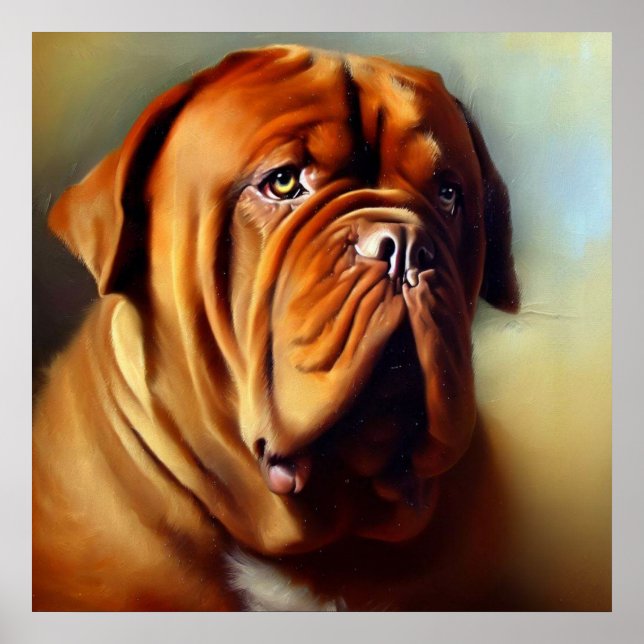 Poster Chien de Bordeaux (Devant)