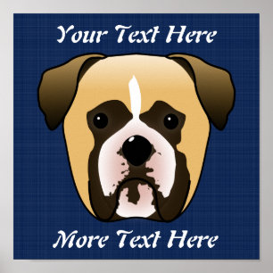 Poster Chien de boxeur