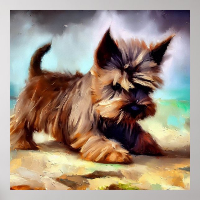 Poster Chien de Cairn Terrier (Devant)