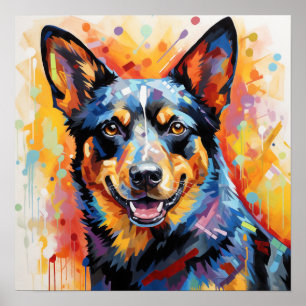 Poster Chien de chien australien