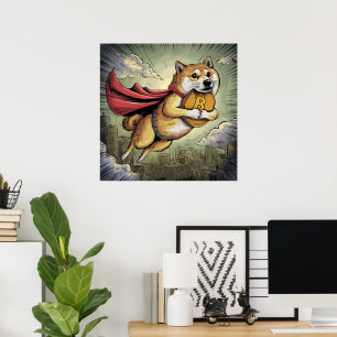 Poster Chien de Shiba Inu
