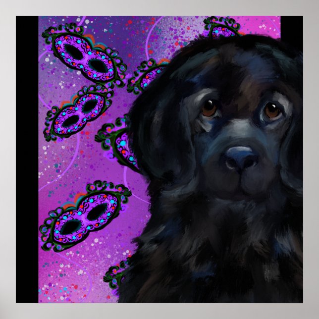 Poster Chien de Terre-Neuve (Devant)