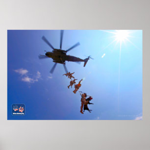 POSTER CHIEN DE TRAVAIL MILITAIRE AMÉRICAIN
