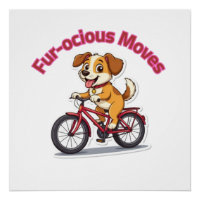 **Chien de vélo drôle – Joli chien à bicyclette Il