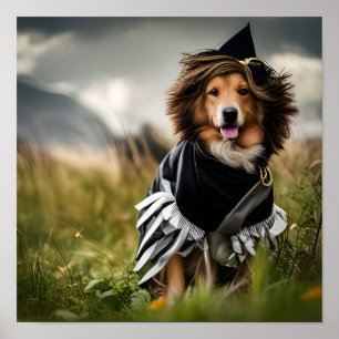 Poster Chien En Costume Halloween