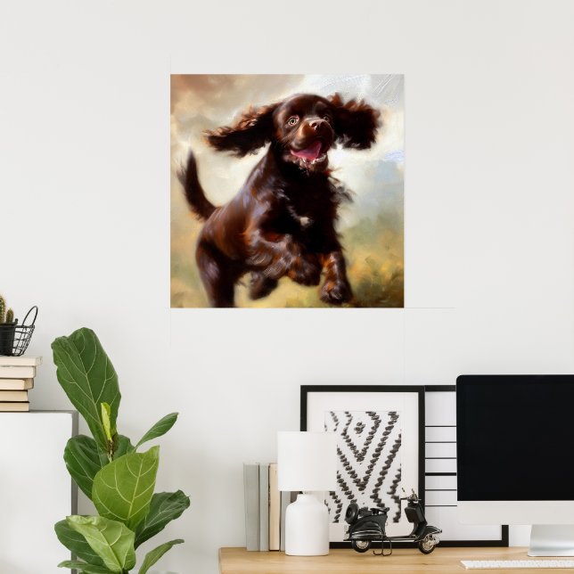 Poster Chien espagnol Boykin (Bureau à domicile)