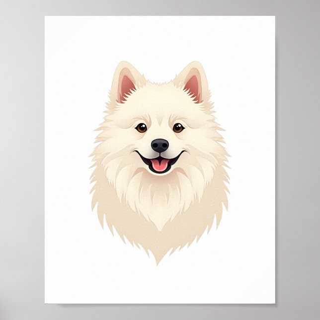 Poster Chien Esquimau Américain (Devant)