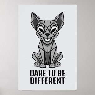 Poster Chien géométrique