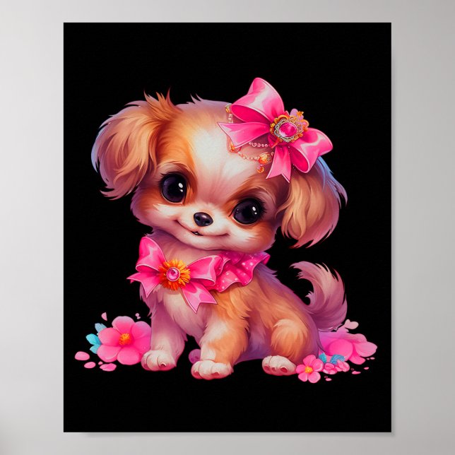 Poster Chien joyeux, Puppy Puppy (Devant)