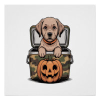 Chien Labrador Brun Halloween Effrayant