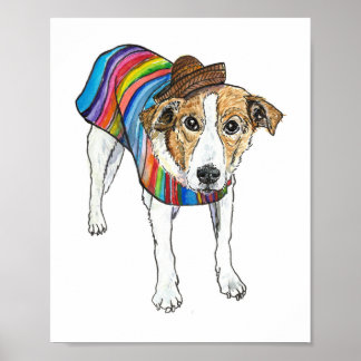 Poster Chien margueux