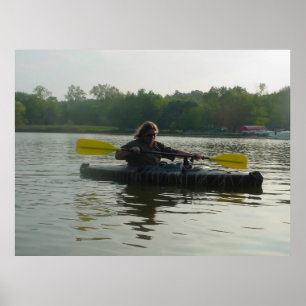 Poster Chien Paddler