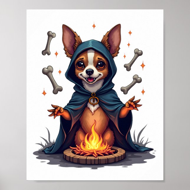 Poster Chien rituel du Chihuahua maudit (Devant)