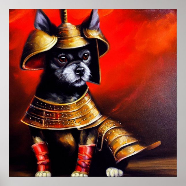 Poster Chien Samurai (Devant)