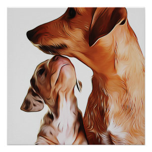 Poster Chien Saucisse Chien Chien Chien Chiens 7 Semaines