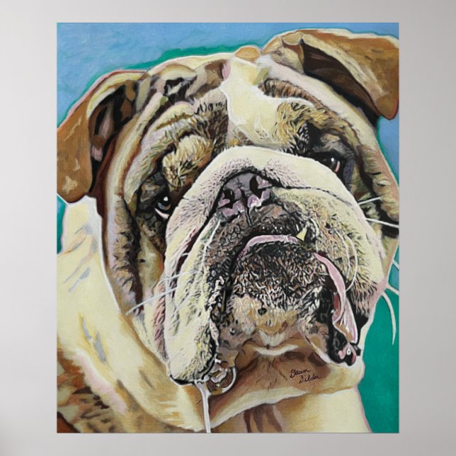 Poster Chien taureau anglais (Devant)