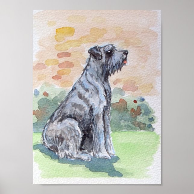 Poster Chien Terrier (Devant)