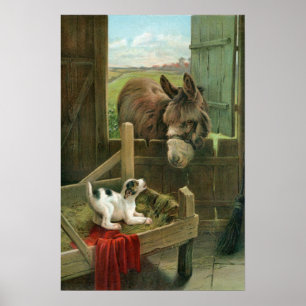 Poster Chien vintage et Chien Chien Chien Chien Chien en