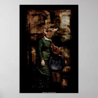 Poster Chiens dans la ville