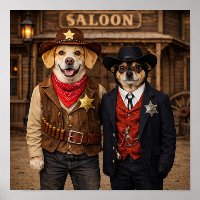 Poster "Chiens de loi" (Devant)