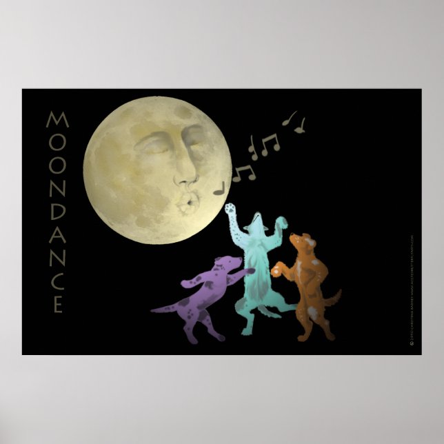 Poster Chiens Moondance Imprimer (Devant)