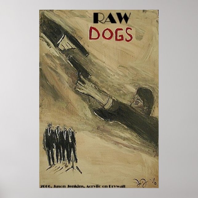 POSTER CHIENS RAW (Devant)