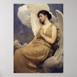 Poster Chiffre à ailes par Thayer d'Abbott Handerson