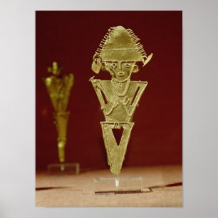 Poster Chiffre anthropomorphe d'un guerrier